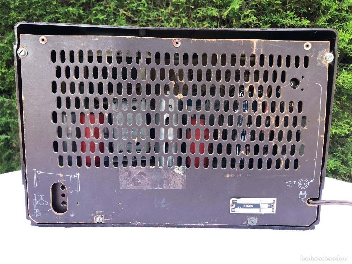 Radios de v&aacute;lvulas: RADIO ANTIGUA PHILIPS 312A / FUNCIONANDO - Foto 2