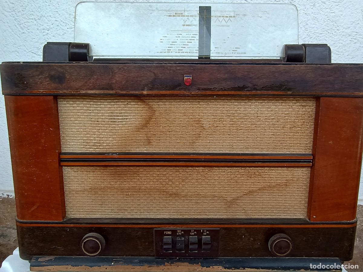 Radios de v&aacute;lvulas: Radio de v&aacute;lvulas Phillips 85-A, para restaurar - Foto 1