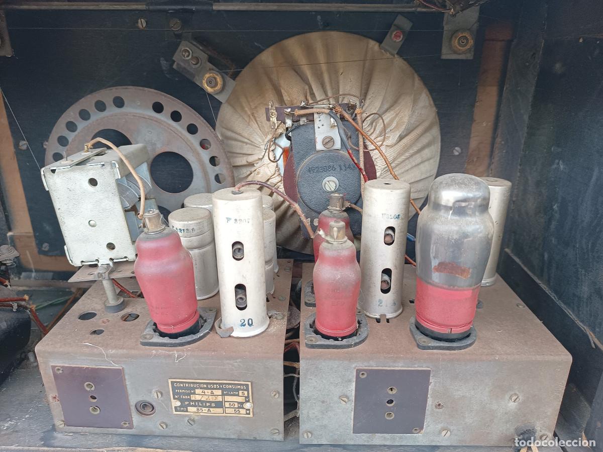 Radios de v&aacute;lvulas: Radio de v&aacute;lvulas Phillips 85-A, para restaurar - Foto 3