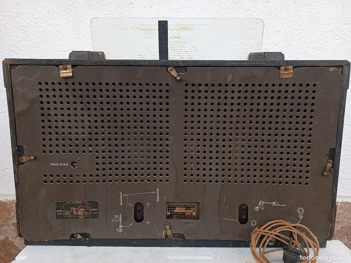 Radios de v&aacute;lvulas: Radio de v&aacute;lvulas Phillips 85-A, para restaurar - Foto 13