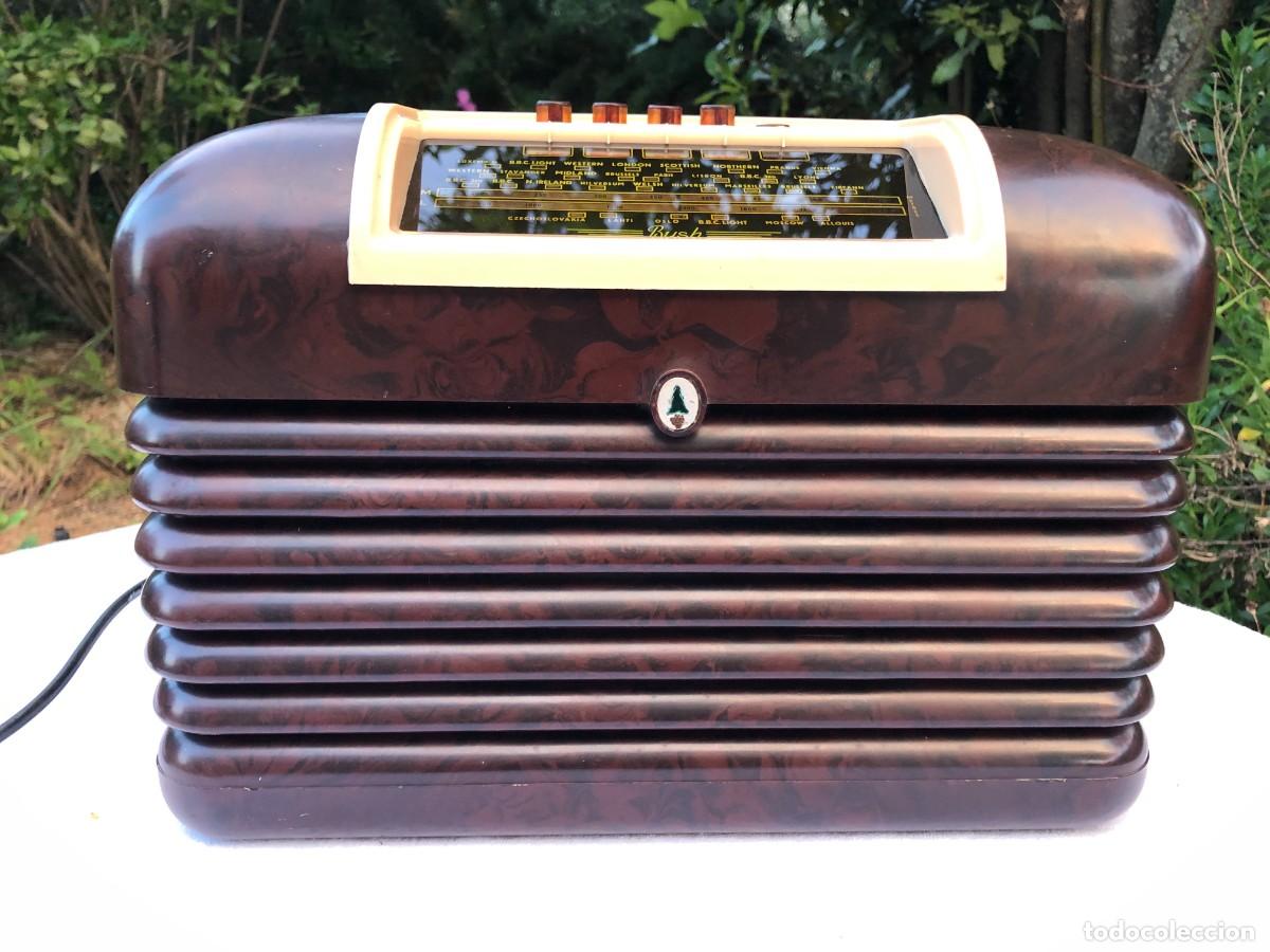 Radios de v&aacute;lvulas: RADIO ANTIGUA BUSH DAC 10 / FUNCIONANDO - Foto 1