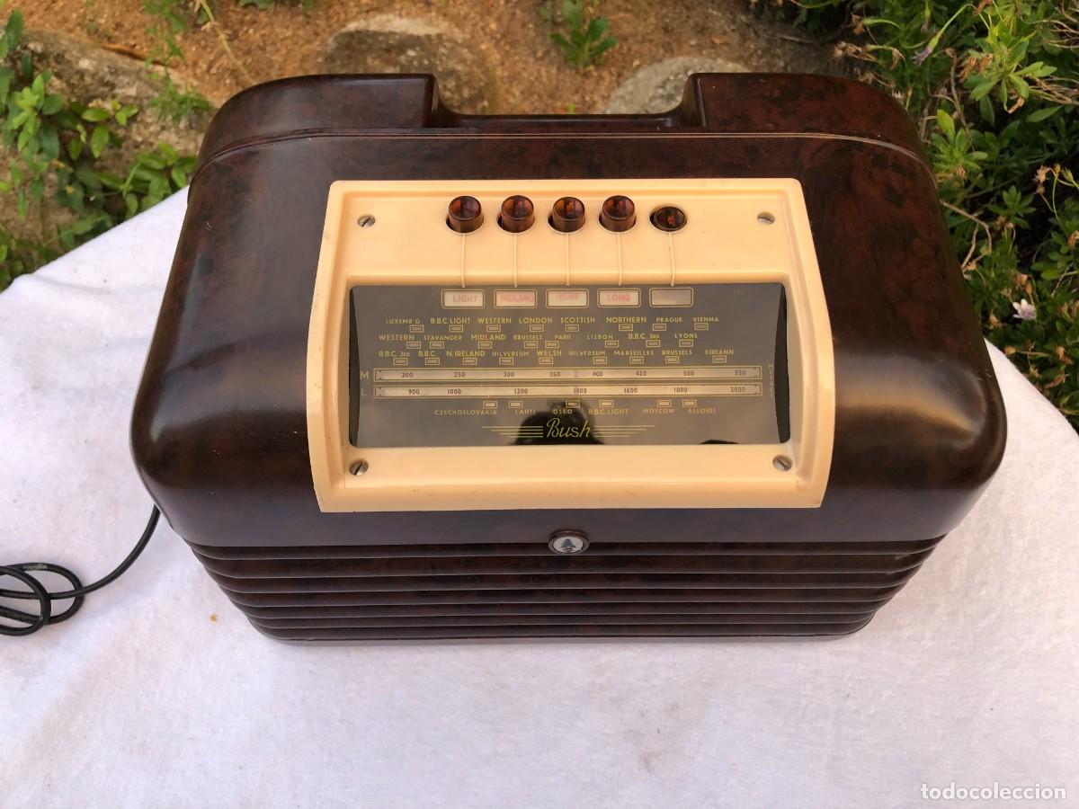 Radios de v&aacute;lvulas: RADIO ANTIGUA BUSH DAC 10 / FUNCIONANDO - Foto 4