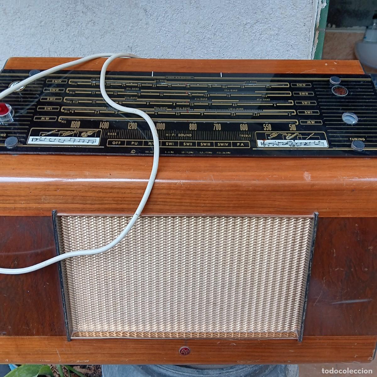 Radios de v&aacute;lvulas: RADIO ANTIGUA PYP DE MADERA - Foto 2