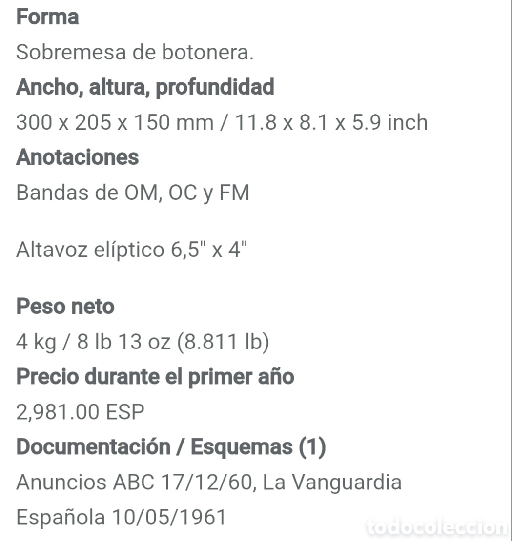 Radios de v&aacute;lvulas: Radio anglo modelo 286 - Foto 9