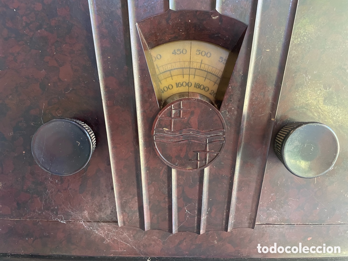 Radios de v&aacute;lvulas: Radio de Capilla Philips 834 de 1933 - Foto 4