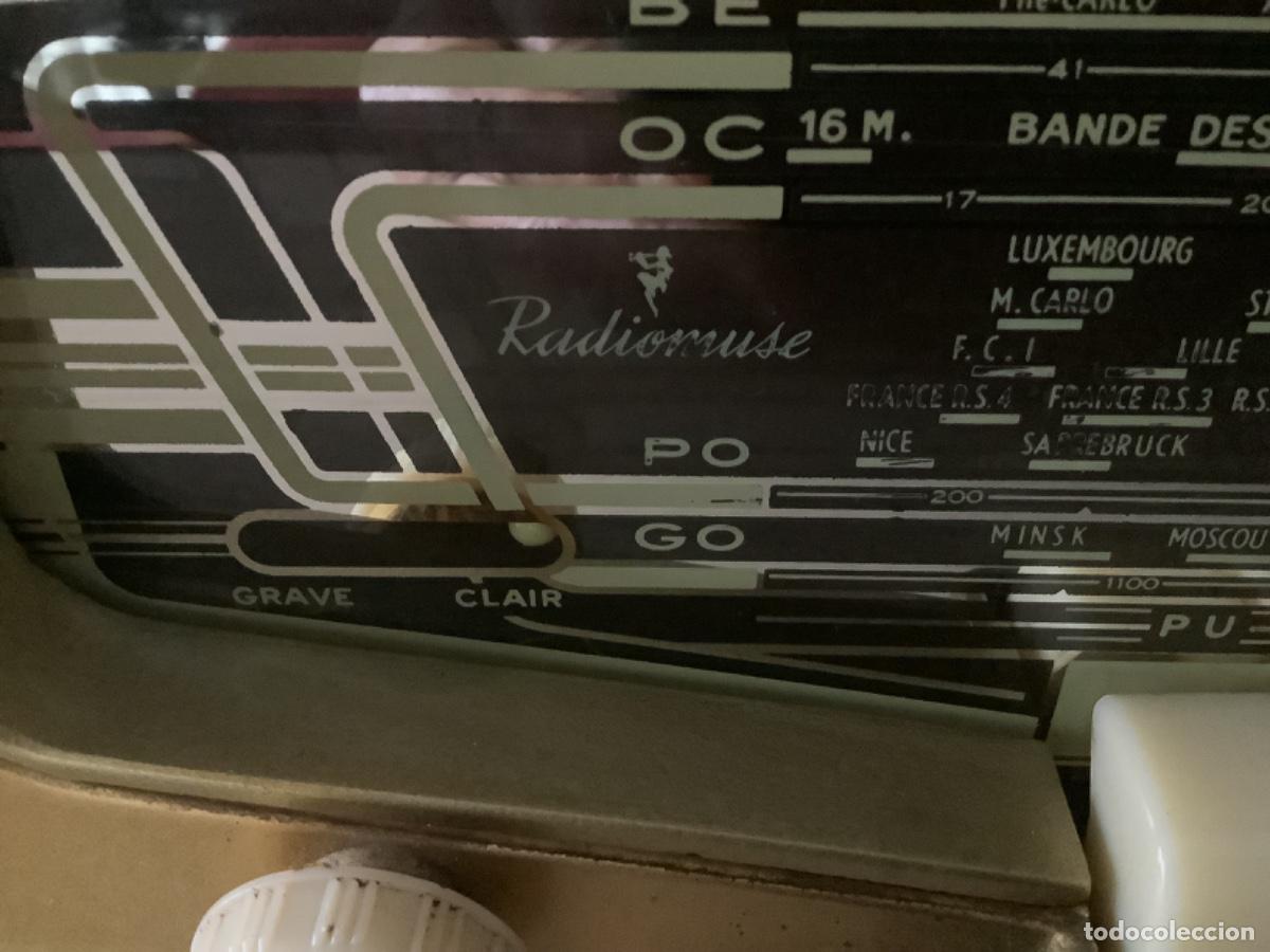 Radios de v&aacute;lvulas: Radio de v&aacute;lvulas RADIOMUSE 1956 ( Funciona ) - Foto 10