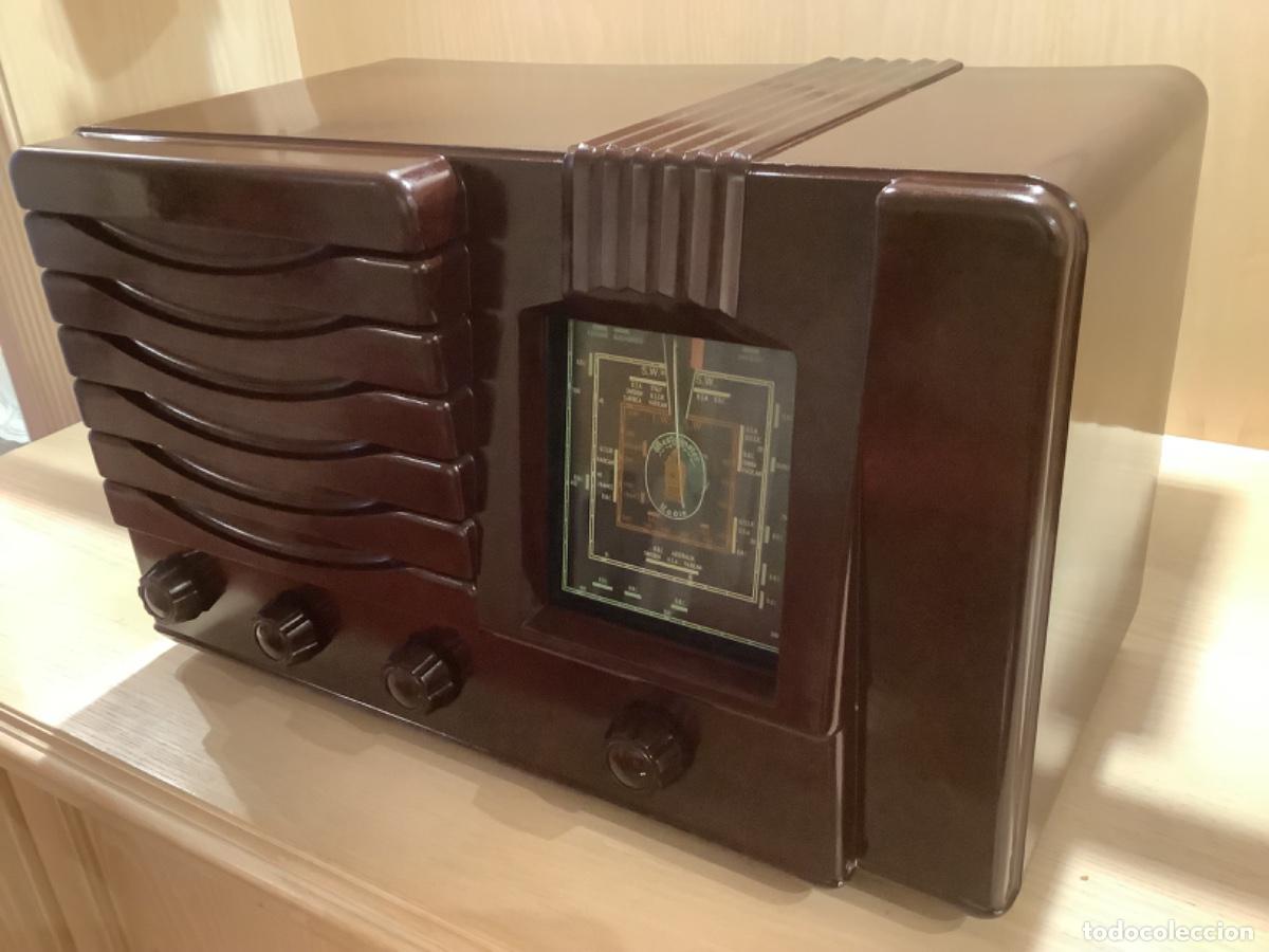 Radios de v&aacute;lvulas: Radio de v&aacute;lvulas WESTMINSTER 1945 INGLATERRA , Funciona - Foto 2