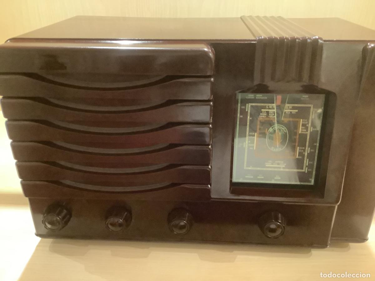 Radios de v&aacute;lvulas: Radio de v&aacute;lvulas WESTMINSTER 1945 INGLATERRA , Funciona - Foto 4