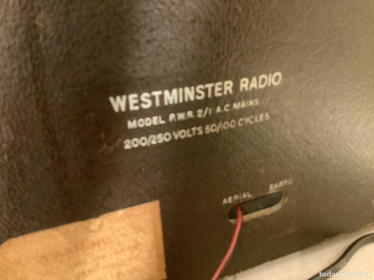 Radios de v&aacute;lvulas: Radio de v&aacute;lvulas WESTMINSTER 1945 INGLATERRA , Funciona - Foto 6
