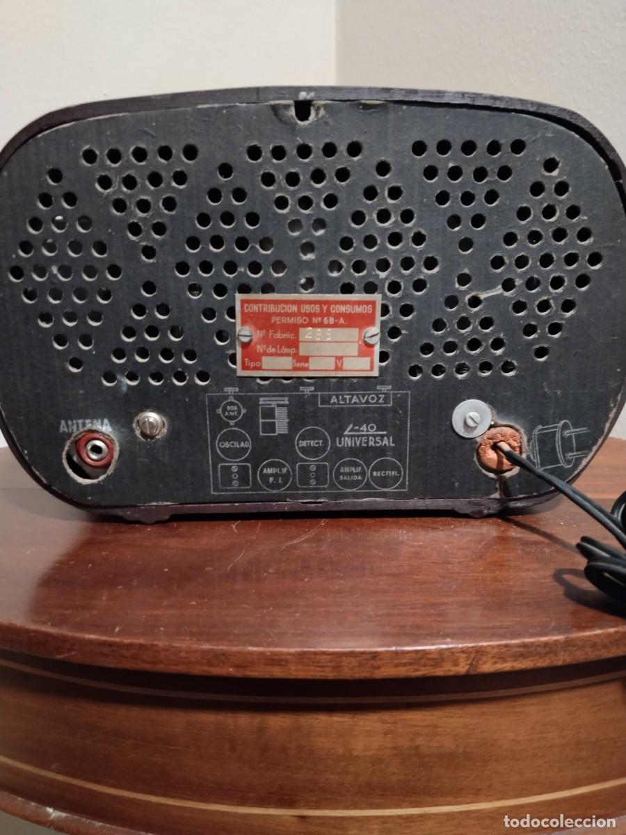 Radios de v&aacute;lvulas: Radio peque&ntilde;a Universal L 40 - Foto 5