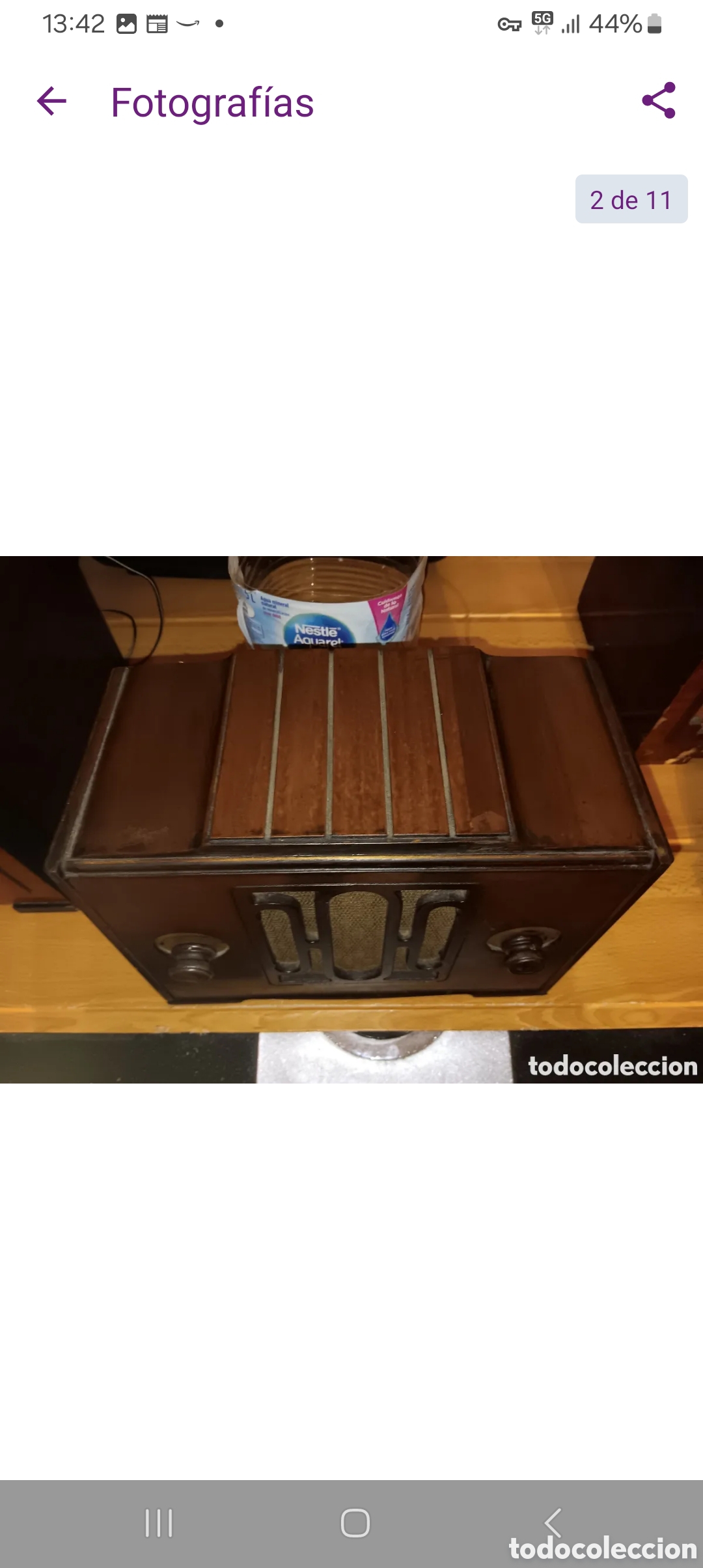 Radios de v&aacute;lvulas: RADIO VALVULAS COLONIAL MODELO 651 FUNCIONANDO - Foto 3
