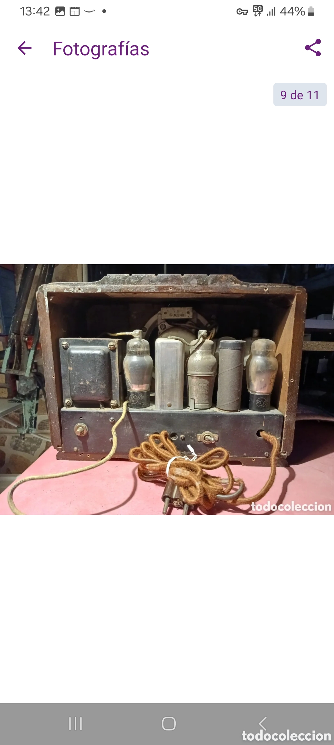 Radios de v&aacute;lvulas: RADIO VALVULAS COLONIAL MODELO 651 FUNCIONANDO - Foto 9