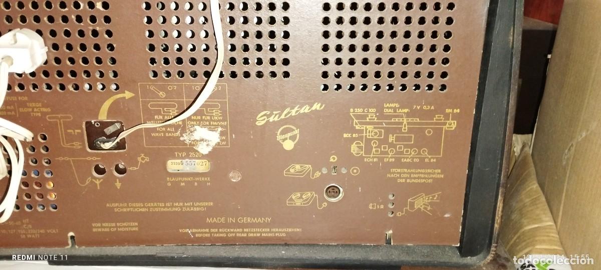 Radios de v&aacute;lvulas: Radio a valvulas blaupunkt , modelo Sultan - Foto 10
