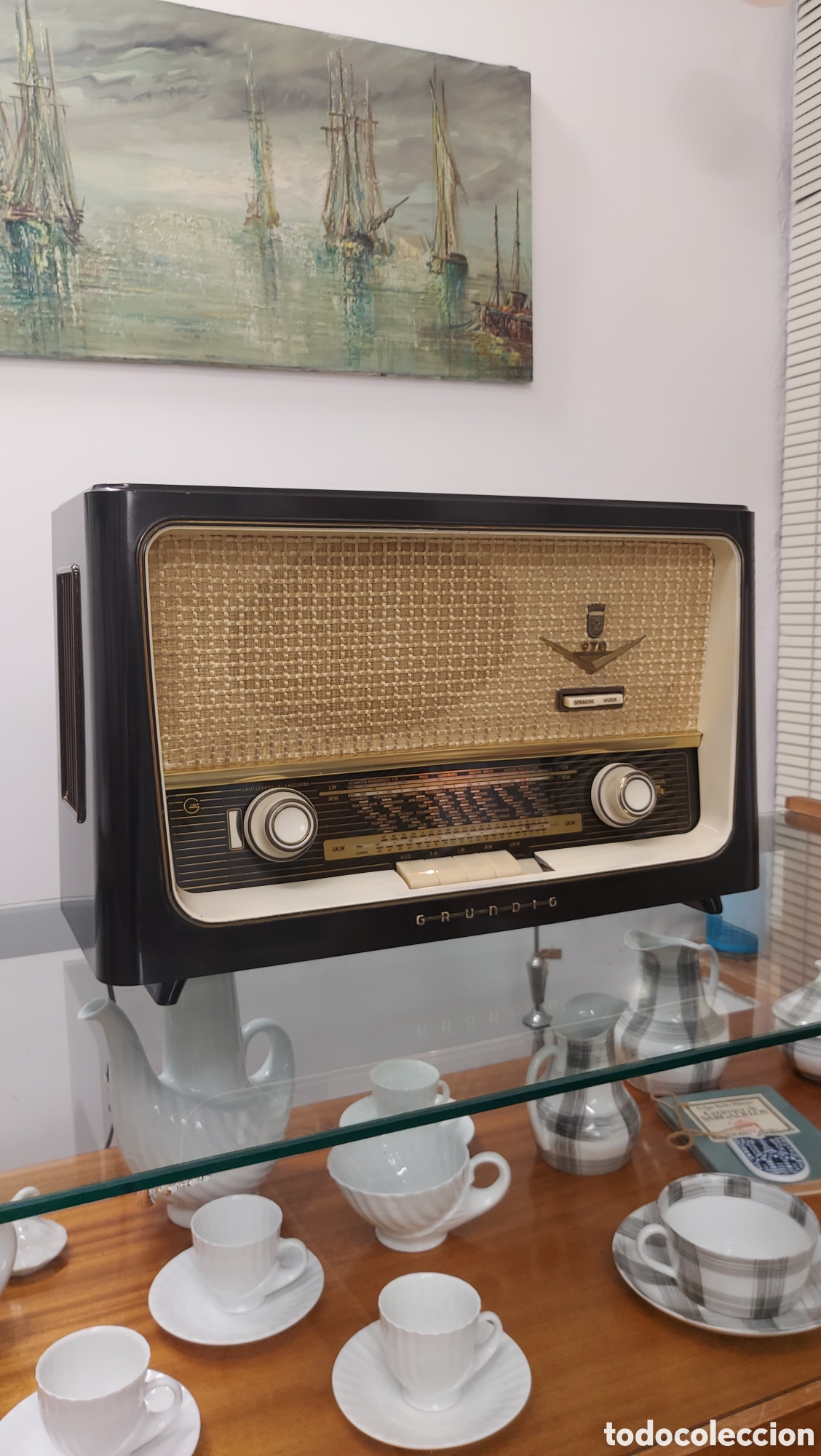 Radios de v&aacute;lvulas: Radio Grundig a&ntilde;o 1957 - Foto 9