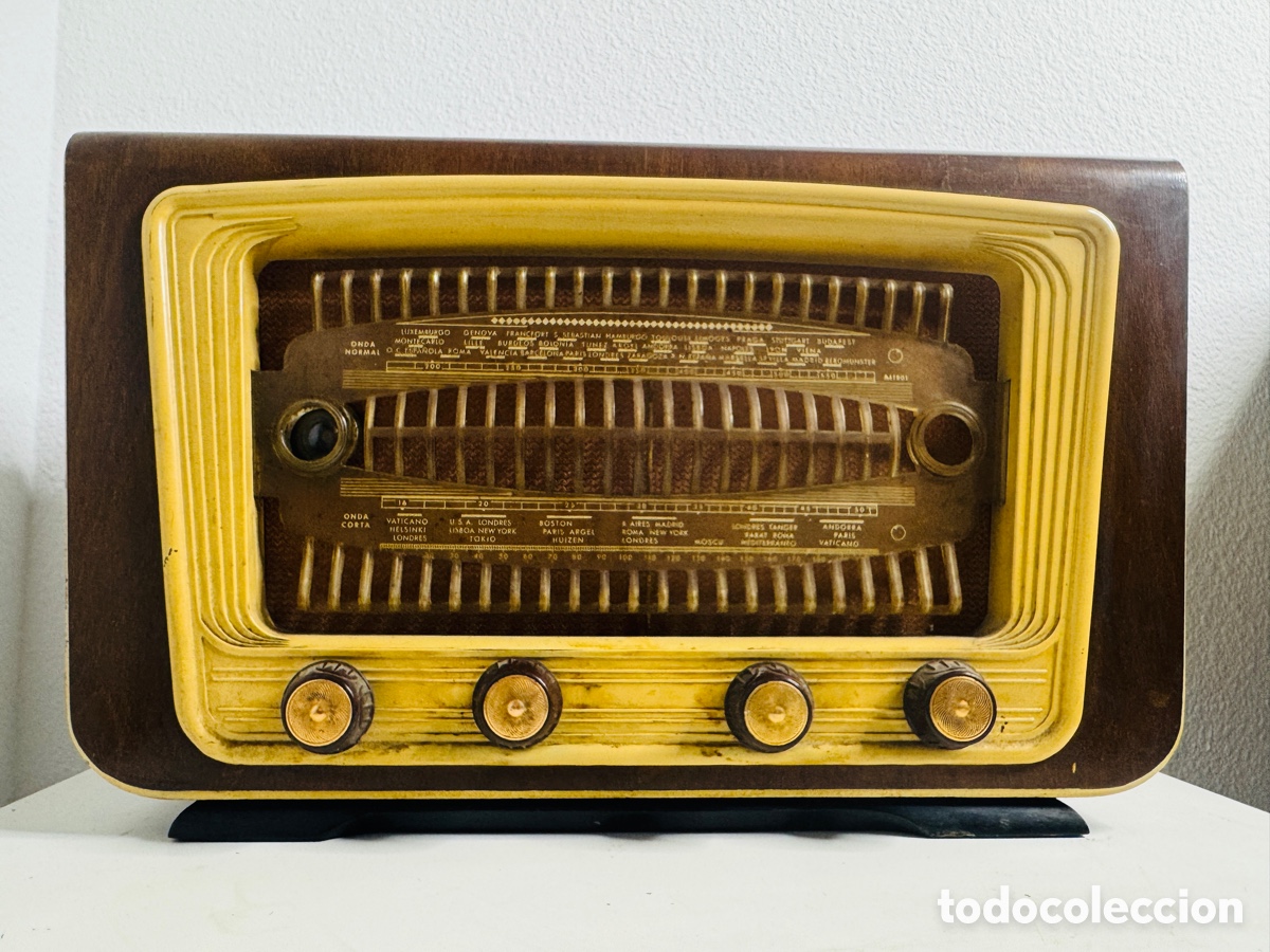 Radios de v&aacute;lvulas: Radio V&aacute;lvulas Retro Vintage 1950 - Foto 2
