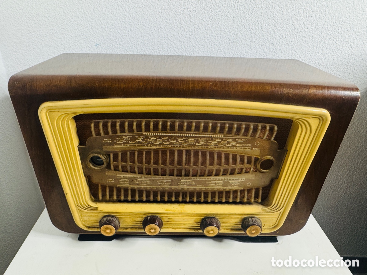 Radios de v&aacute;lvulas: Radio V&aacute;lvulas Retro Vintage 1950 - Foto 3