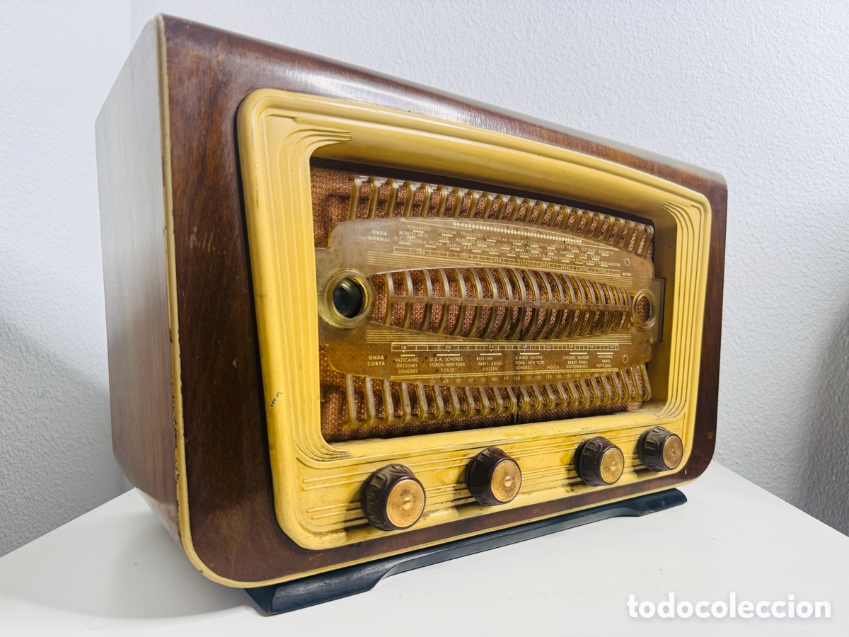 Radios de v&aacute;lvulas: Radio V&aacute;lvulas Retro Vintage 1950 - Foto 4