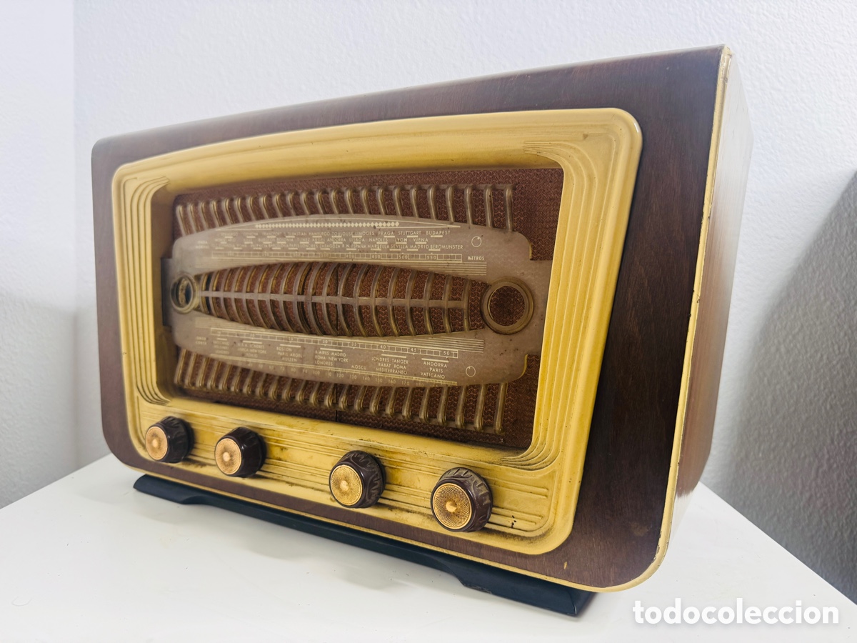 Radios de v&aacute;lvulas: Radio V&aacute;lvulas Retro Vintage 1950 - Foto 7
