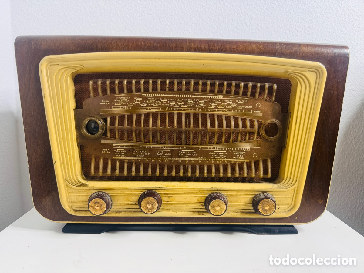 Radios de v&aacute;lvulas: Radio V&aacute;lvulas Retro Vintage 1950 - Foto 1