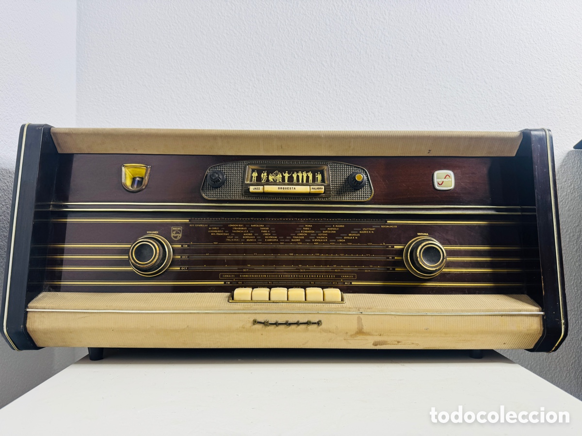 Radios de v&aacute;lvulas: Philips Radio V&aacute;lvulas 1959 - Foto 2