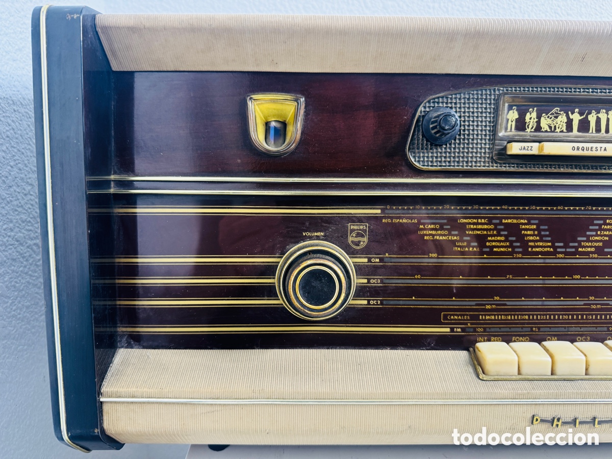 Radios de v&aacute;lvulas: Philips Radio V&aacute;lvulas 1959 - Foto 3