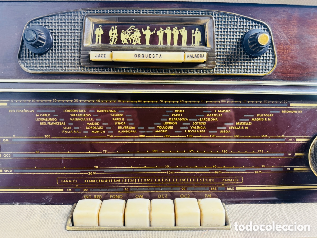 Radios de v&aacute;lvulas: Philips Radio V&aacute;lvulas 1959 - Foto 4