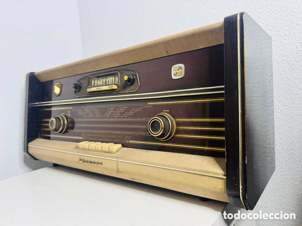 Radios de v&aacute;lvulas: Philips Radio V&aacute;lvulas 1959 - Foto 6
