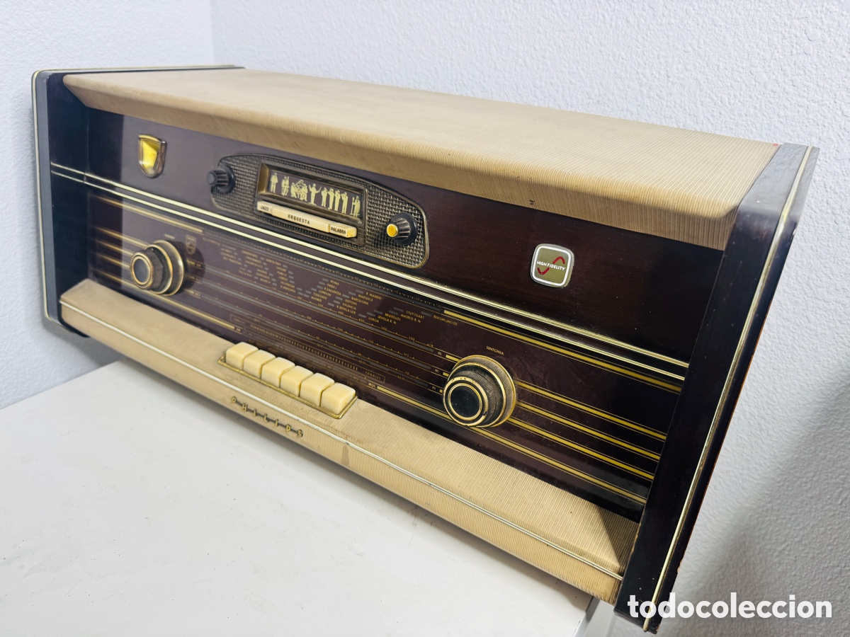 Radios de v&aacute;lvulas: Philips Radio V&aacute;lvulas 1959 - Foto 7