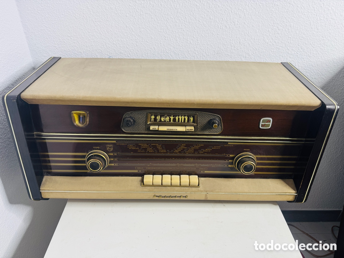 Radios de v&aacute;lvulas: Philips Radio V&aacute;lvulas 1959 - Foto 8