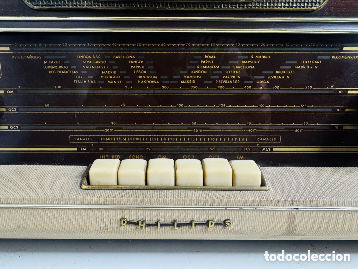 Radios de v&aacute;lvulas: Philips Radio V&aacute;lvulas 1959 - Foto 9
