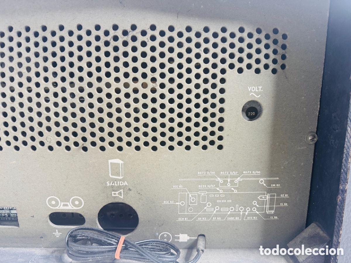 Radios de v&aacute;lvulas: Philips Radio V&aacute;lvulas 1959 - Foto 13