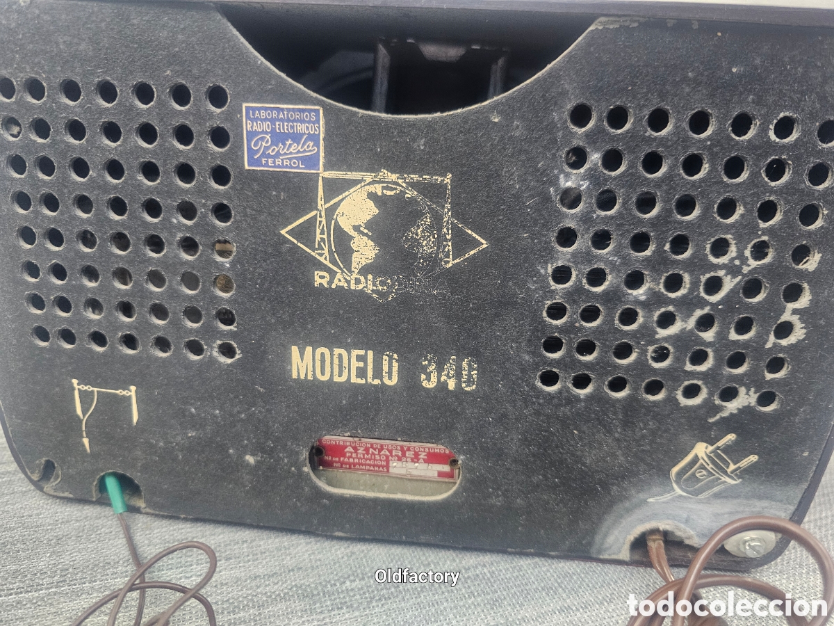 Radios de v&aacute;lvulas: Radio valvulas Radiodina mod.340 - Foto 8