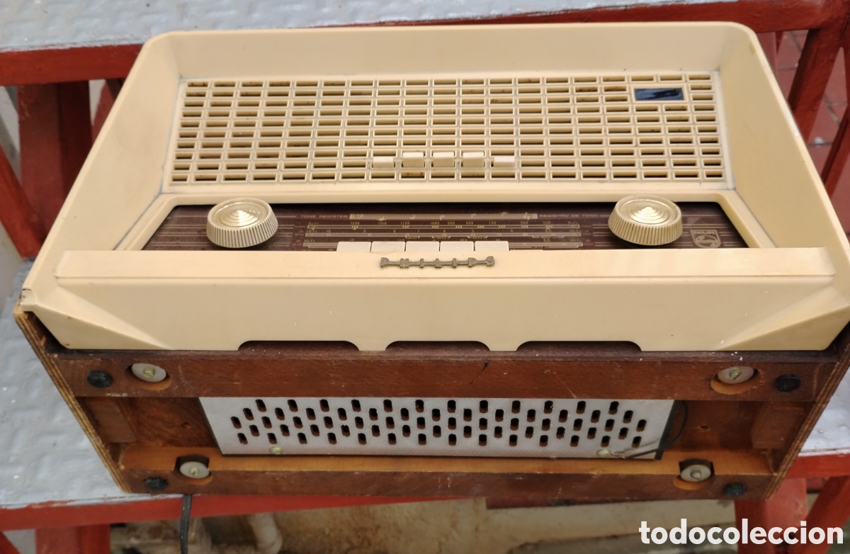 Radios de v&aacute;lvulas: RADIO PHILLIPS. V&aacute;lvulas. A&ntilde;o 1959. - Foto 4