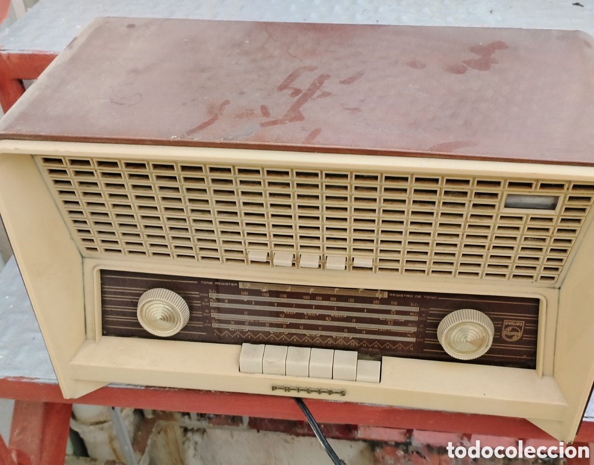 Radios de v&aacute;lvulas: RADIO PHILLIPS. V&aacute;lvulas. A&ntilde;o 1959. - Foto 9