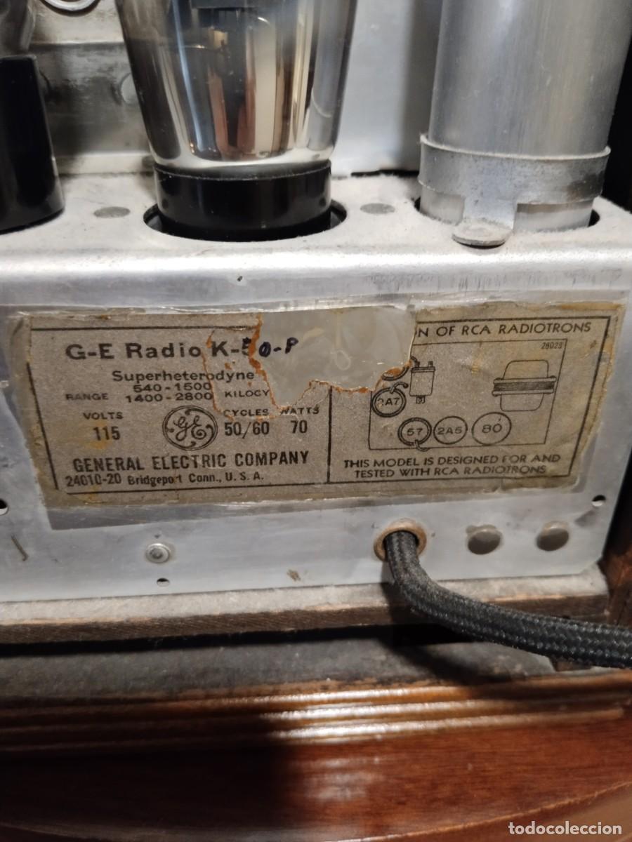 Radios de v&aacute;lvulas: Radio de capilla General Electric K50 P. - Foto 8