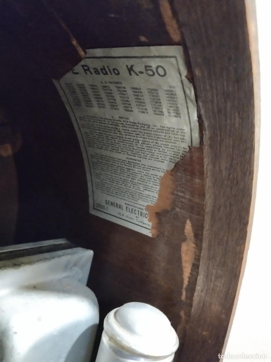 Radios de v&aacute;lvulas: Radio de capilla General Electric K50 P. - Foto 9