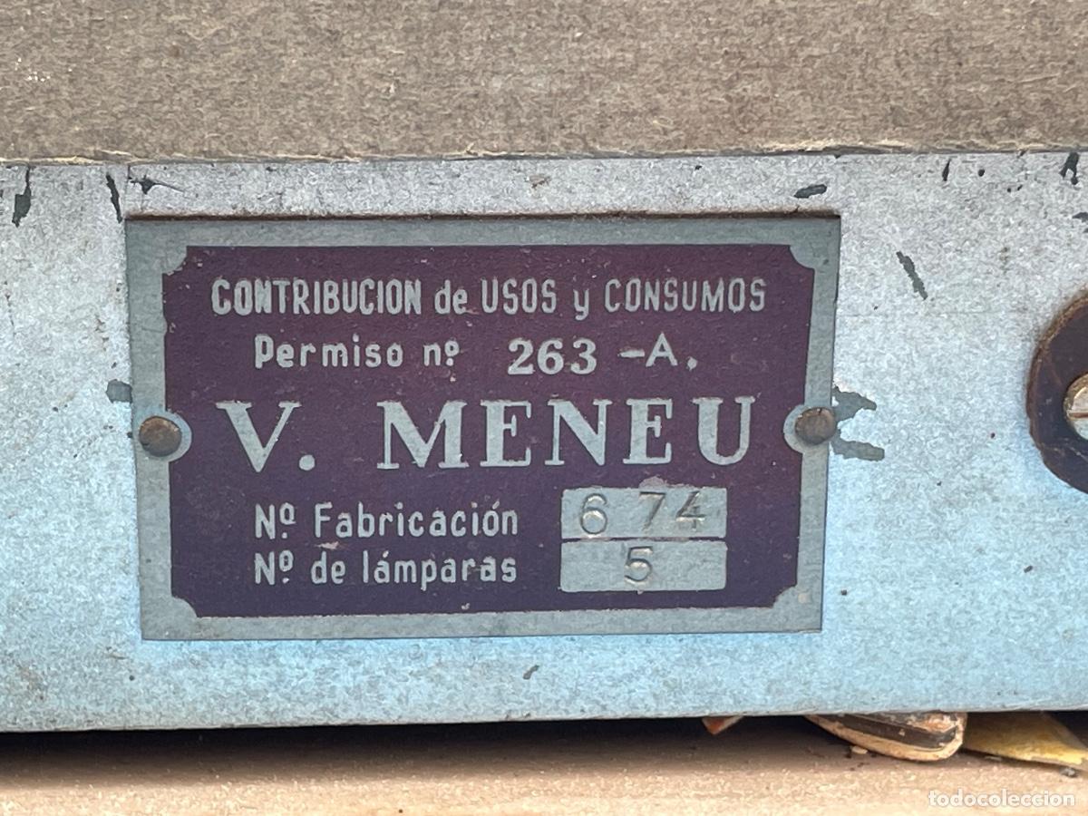 Radios de v&aacute;lvulas: Radio a v&aacute;lvulas V. Meneu - Foto 6