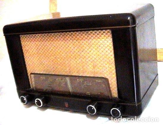 Radios de v&aacute;lvulas: RADIO VALVULAS PHILIPS BE-412A. FUNCIONANDO - Foto 3