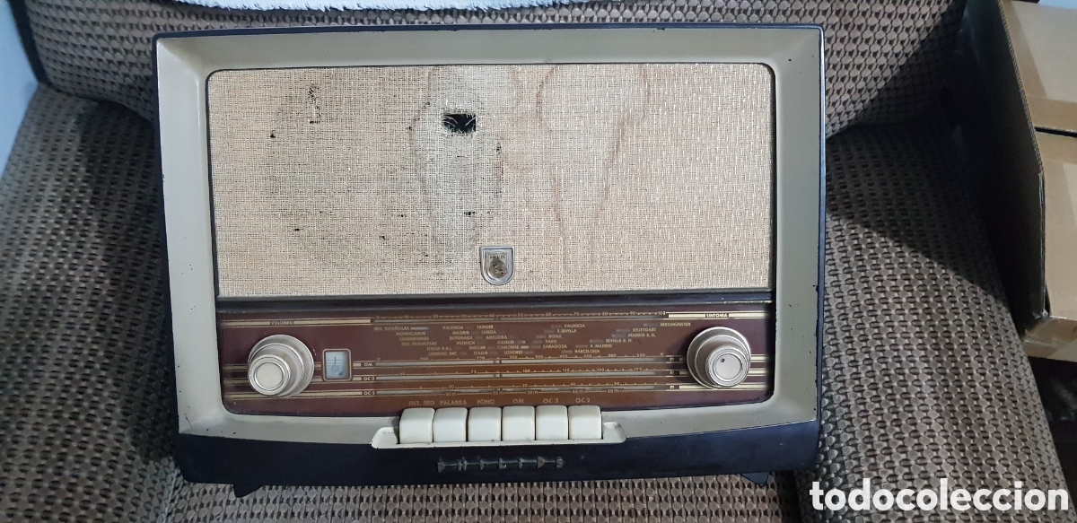 Radios de v&aacute;lvulas: Radio philips no enciende - Foto 2