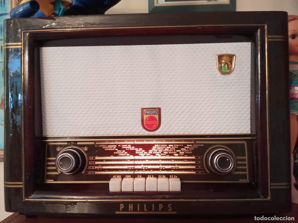 Radios de v&aacute;lvulas: Radio Philips BE-652-A restaurada - Foto 1