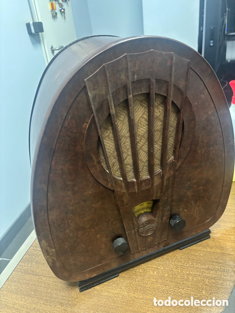 Radios de v&aacute;lvulas: Radio Antigua de v&aacute;lvulas Philips 834 AS - Foto 10