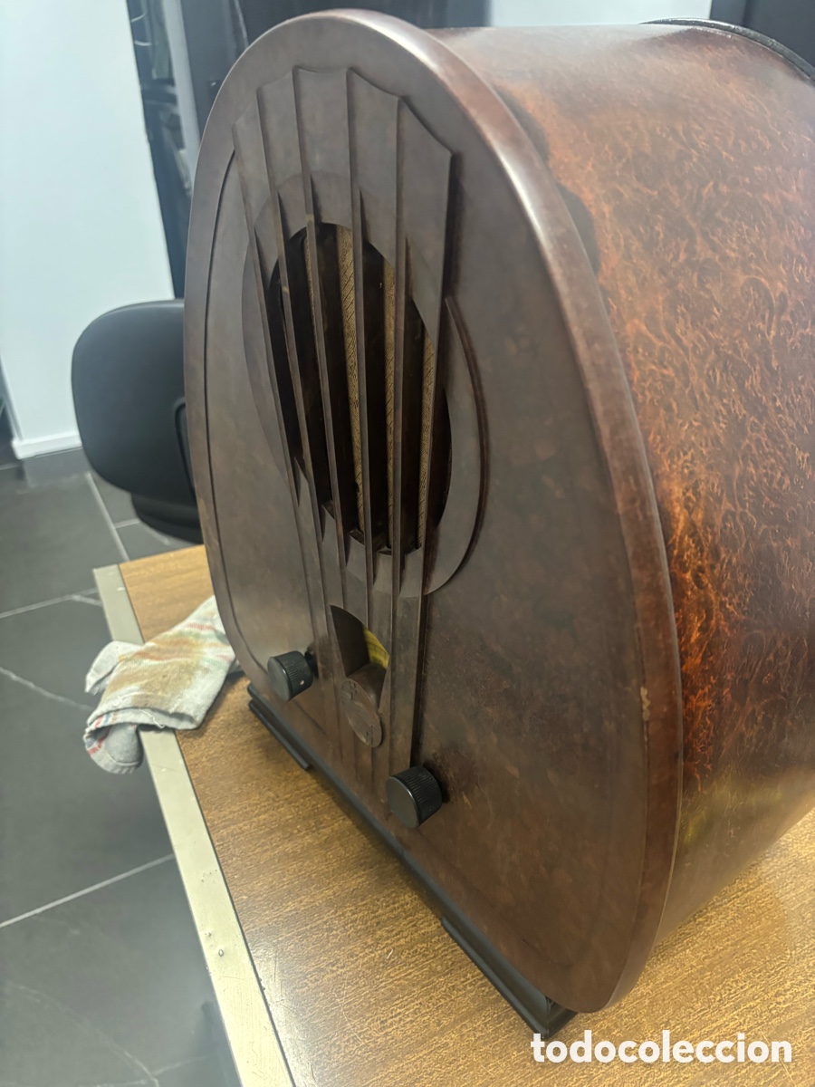 Radios de v&aacute;lvulas: Radio Antigua de v&aacute;lvulas Philips 834 AS - Foto 1