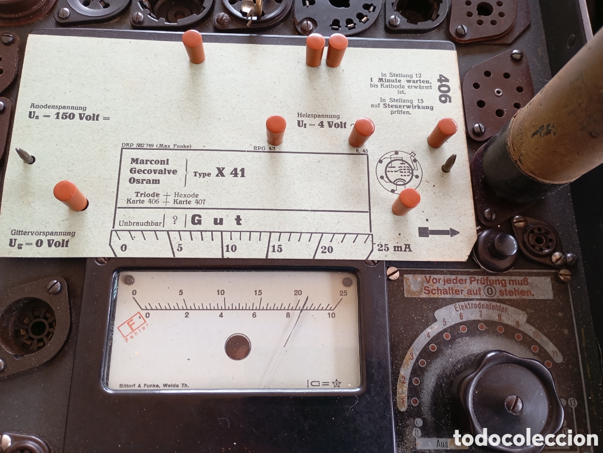 Radios de v&aacute;lvulas: V&aacute;lvula TH4B Mullard. - Foto 3