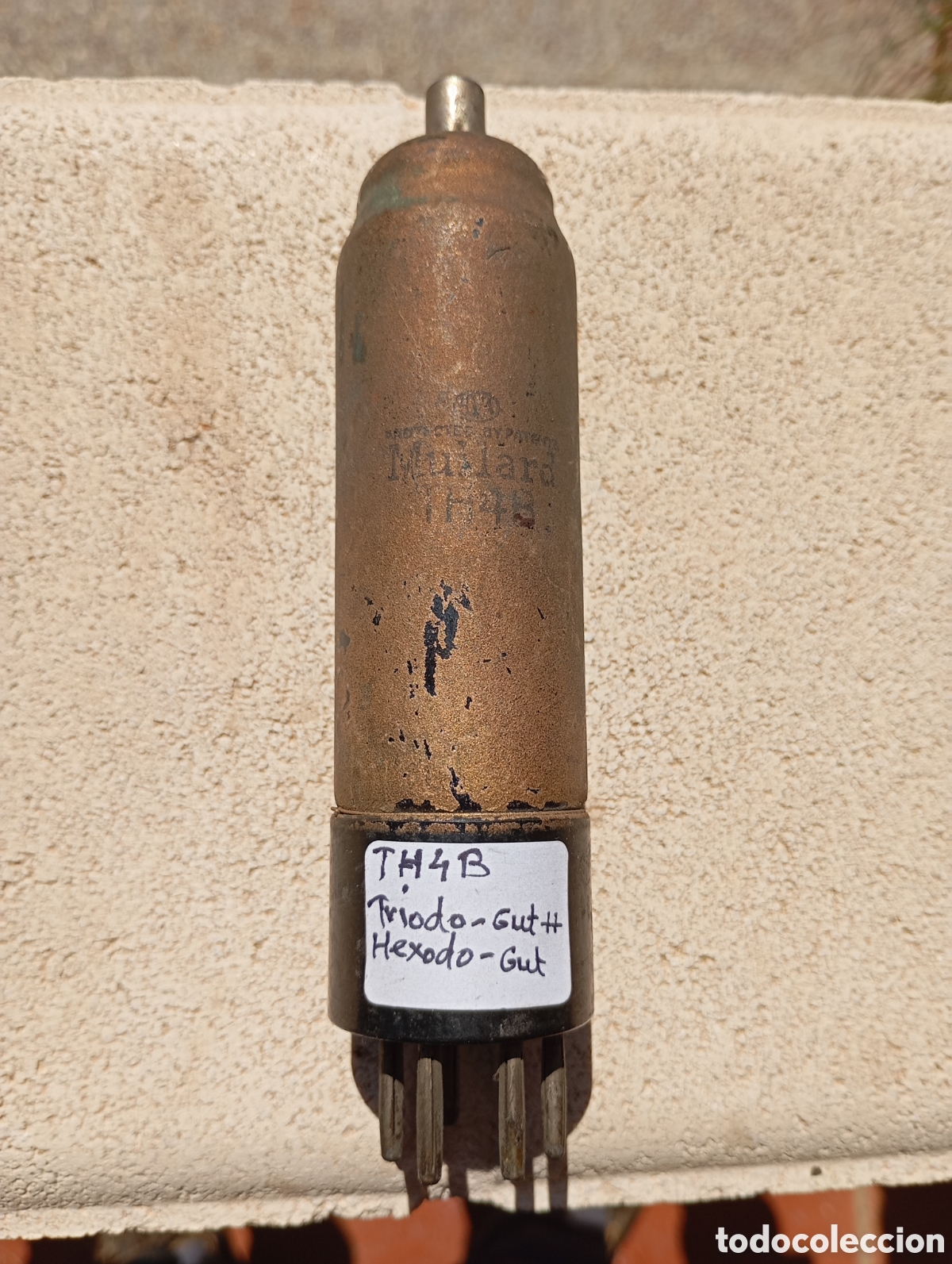 Radios de v&aacute;lvulas: V&aacute;lvula TH4B Mullard. - Foto 1