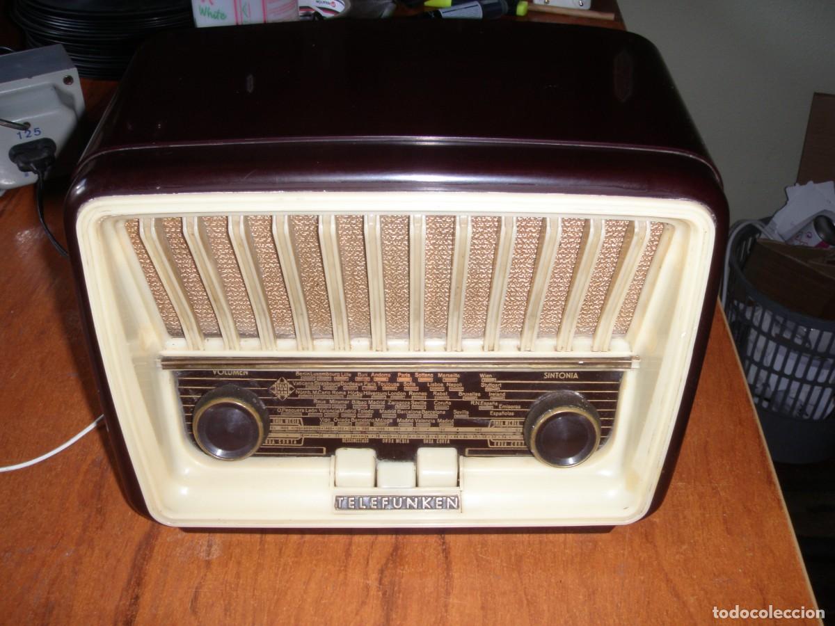 Radios de v&aacute;lvulas: RADIO DE V&Aacute;LVULAS TELEFUNKEN CAPRICHO FUNCIONANDO - Foto 4