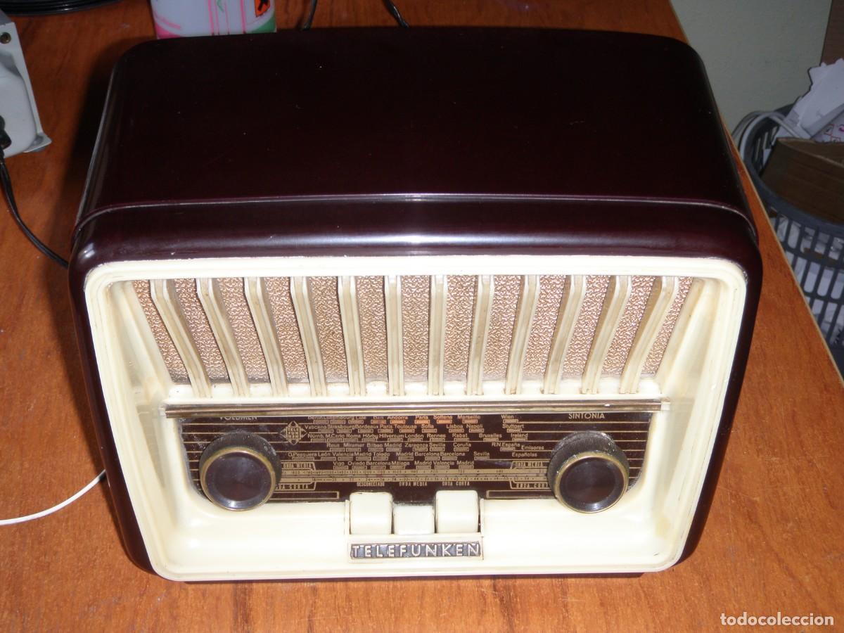 Radios de v&aacute;lvulas: RADIO DE V&Aacute;LVULAS TELEFUNKEN CAPRICHO FUNCIONANDO - Foto 12