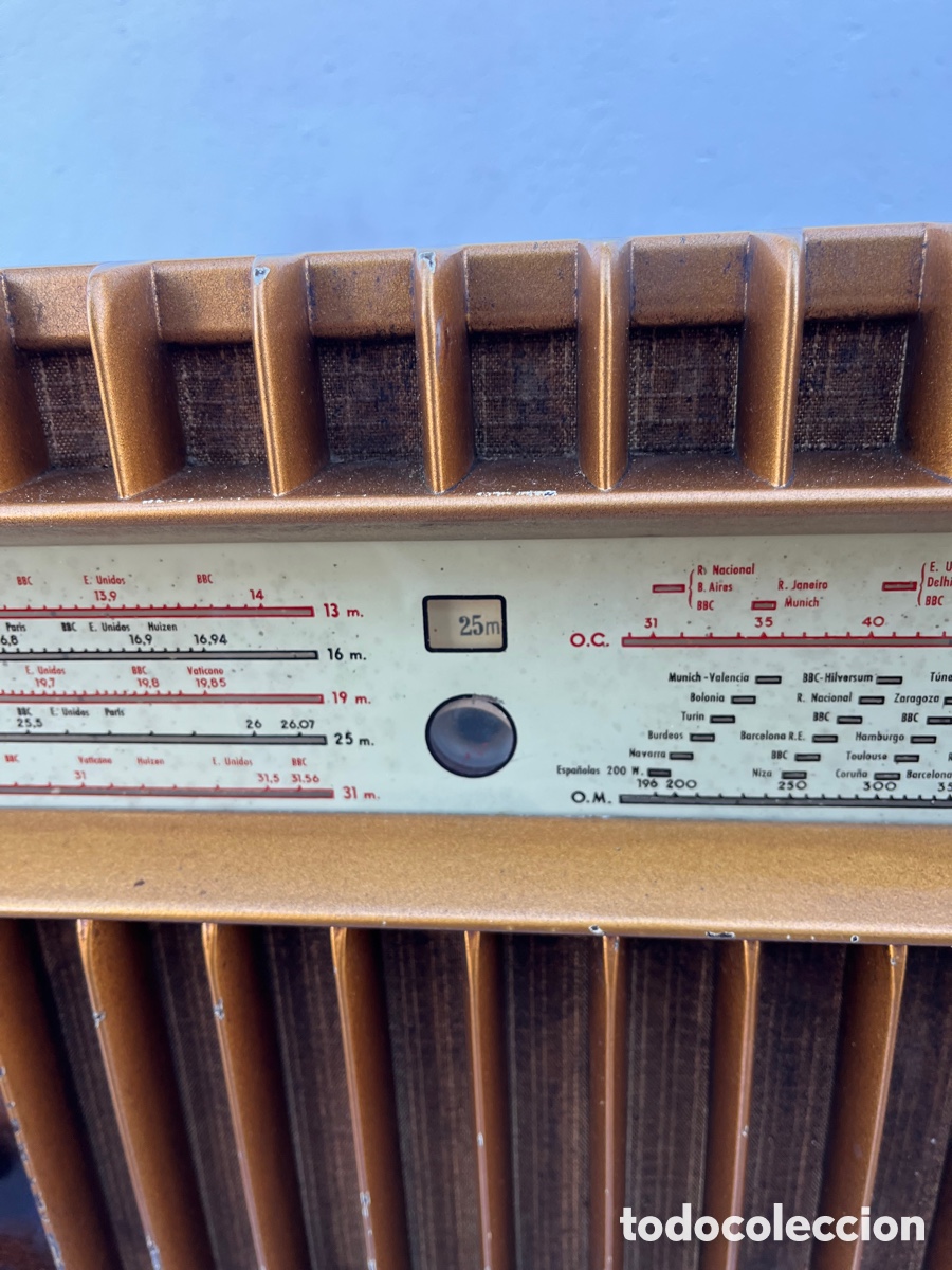 Radios de v&aacute;lvulas: Radio Marconi 49 del a&ntilde;o 1949 - Foto 2