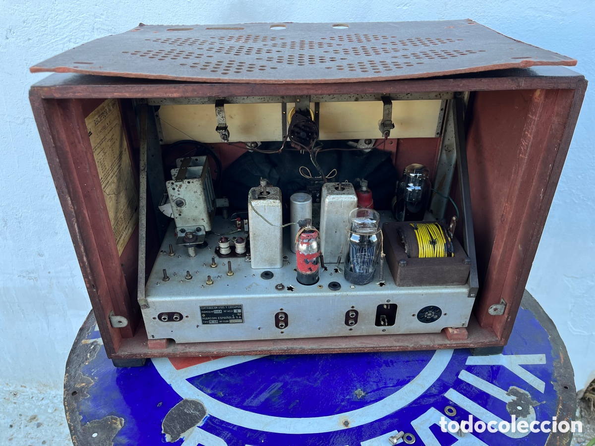 Radios de v&aacute;lvulas: Radio Marconi 49 del a&ntilde;o 1949 - Foto 6