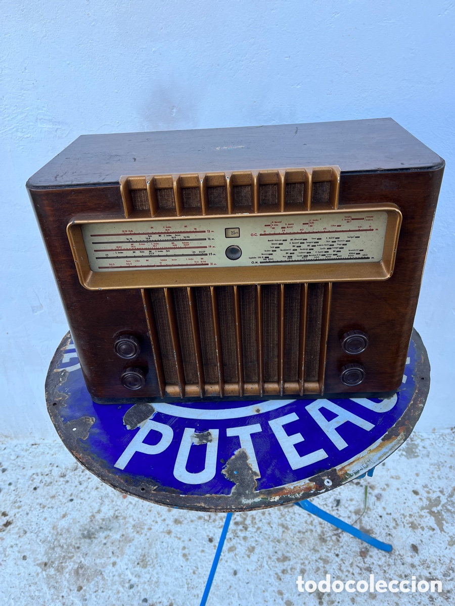 Radios de v&aacute;lvulas: Radio Marconi 49 del a&ntilde;o 1949 - Foto 1