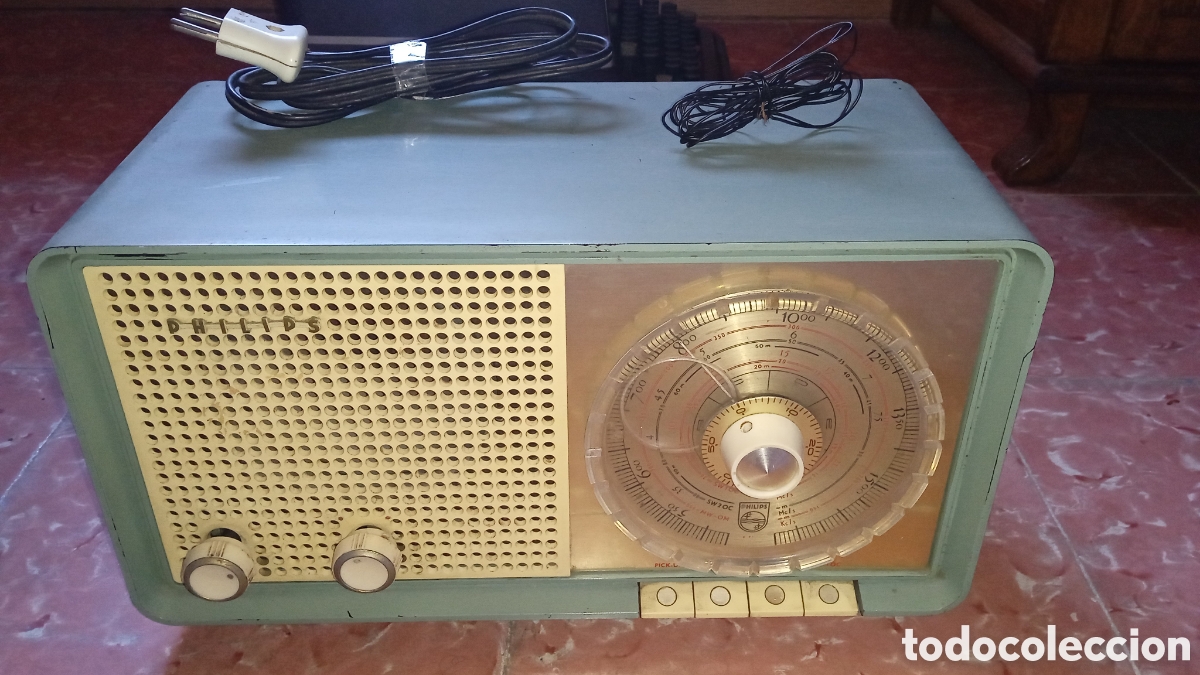 Radios de v&aacute;lvulas: Radio PHILIPS 1958, 220v - Foto 2